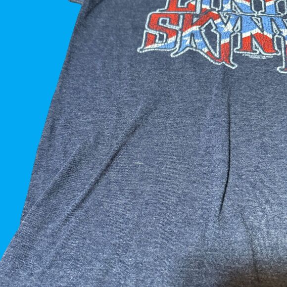 VTG Y2K Lynyrd Skynyrd Short Sleeve Ringer Graphic T Shirt Medium Winterland - Picture 4 of 9